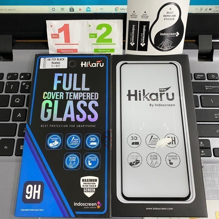 POCO F2 PRO Hikaru Premium Full Cover Tempered Glass Anti Gores Full Cover