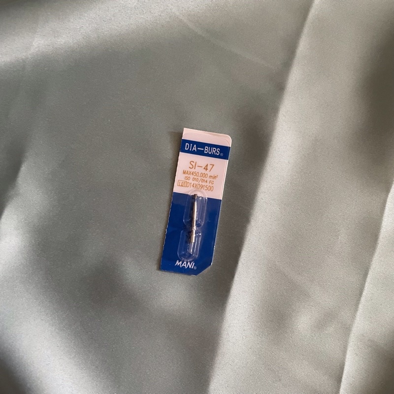 NEW BUR DENTAL KEDOKTERAN GIGI DIA BURS MANI SI-47 INVERTED CONE DIAMOND BUR