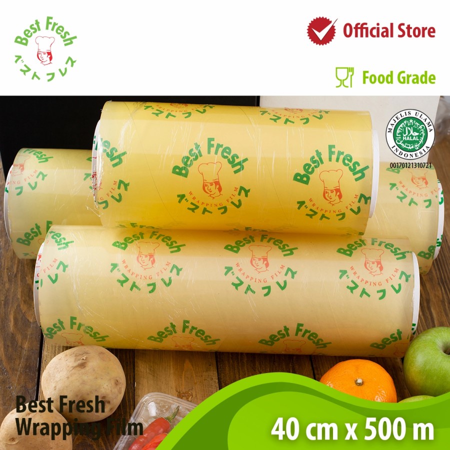 Best Fresh Wrapping Film 40cm x 500m Plastik Wrap Makanan 500 Meter Plastik Wrap