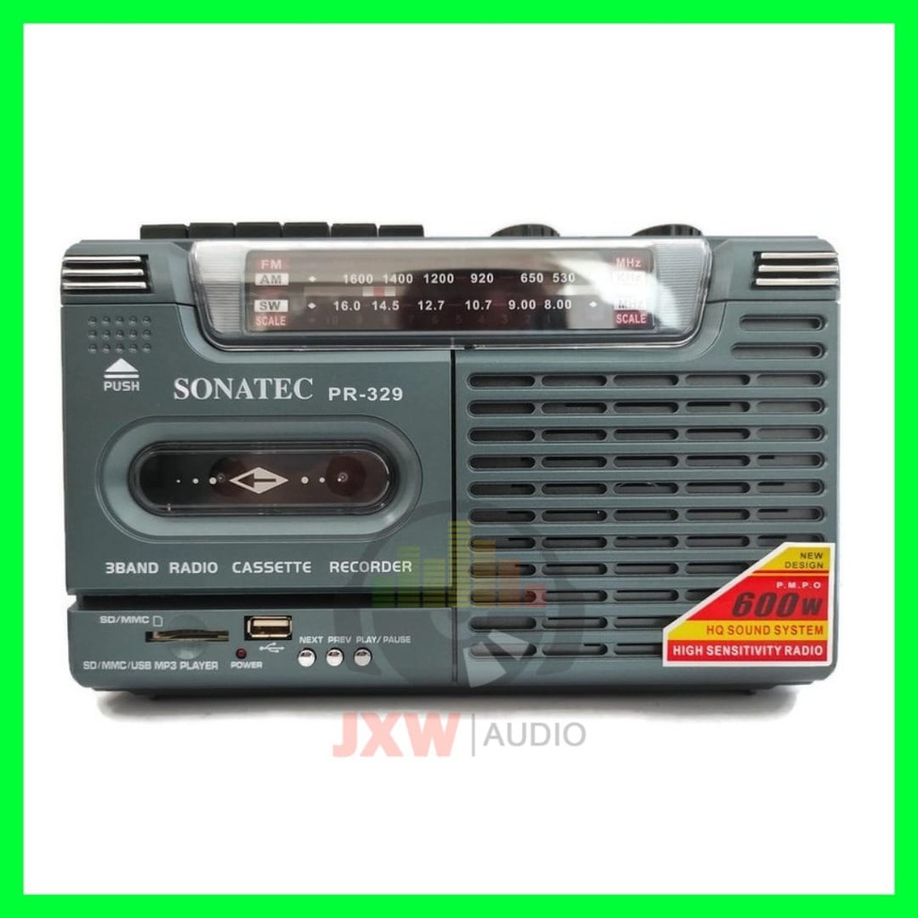 RADIO KASET TAPE COMPO USB MP3 &amp; SD CARD SONATEC PR 328 / PR 329 / PR328 / PR329 / PR-328 / PR-329