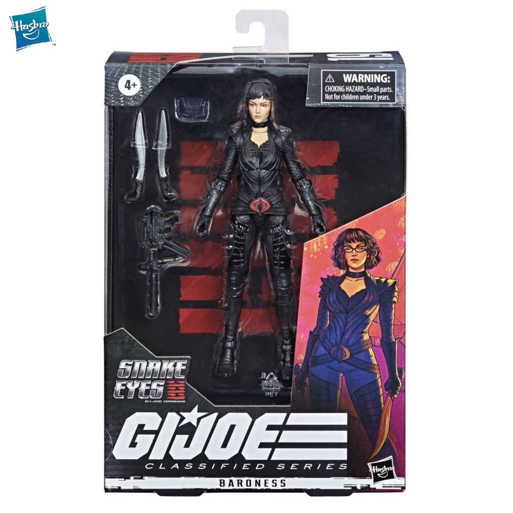 GI Joe Classified Series Snake Eyes GI Joe Origins Baroness Figure