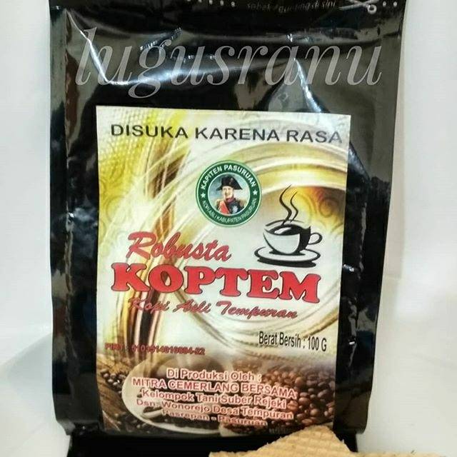 

Kopi kapiten bubuk bromo khas pasuruan