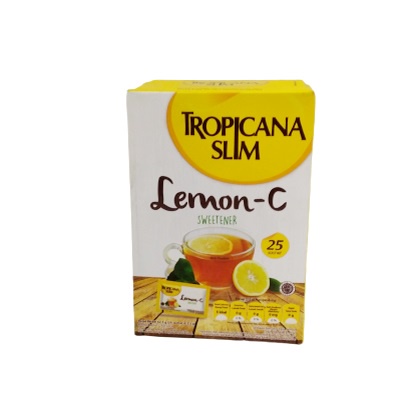 

Tropicana Slim Sweetener Lemon 25 Sachet 62,5 gr