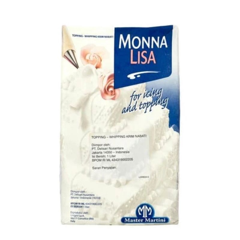 

MONNA LISA WHIPCREAM 1LTR