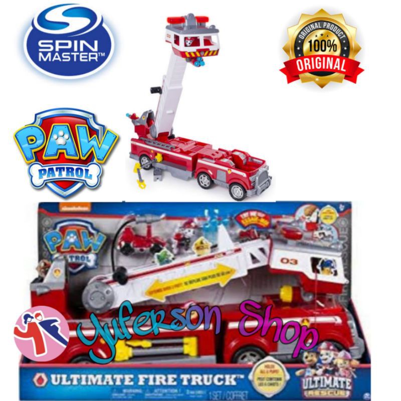 marshall paw patrol ultimate fire truck