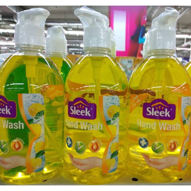 SLEEK Hand Wash Botol Pump 500ml Anti Bakteri