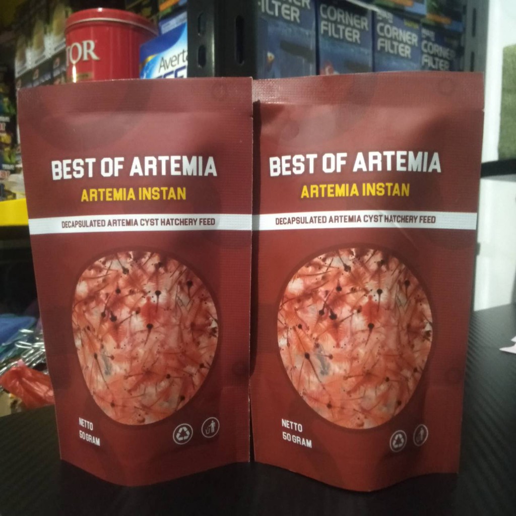 (BOA) BEST OF ARTEMIA 50 GR ARTEMIA INSTANT - DECAPSULATED ARTEMIA (MERAH)