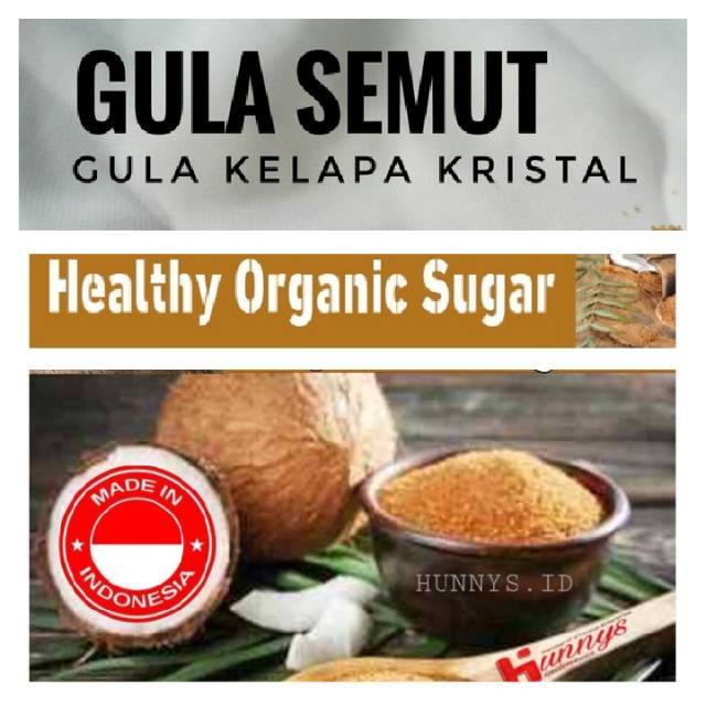 

Organic Coconut Sugar netto 250 gr Gula Kelapa Murni Asli
