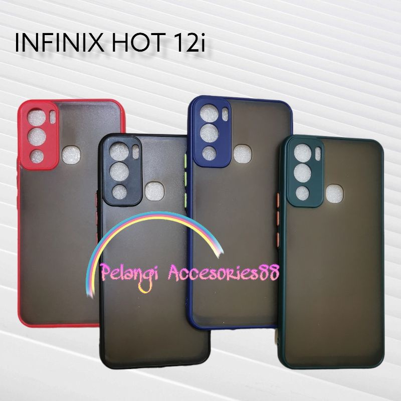 CASE INFINIX HOT 12i SOFTCASE CASE DOVE CASE FULL COLOUR