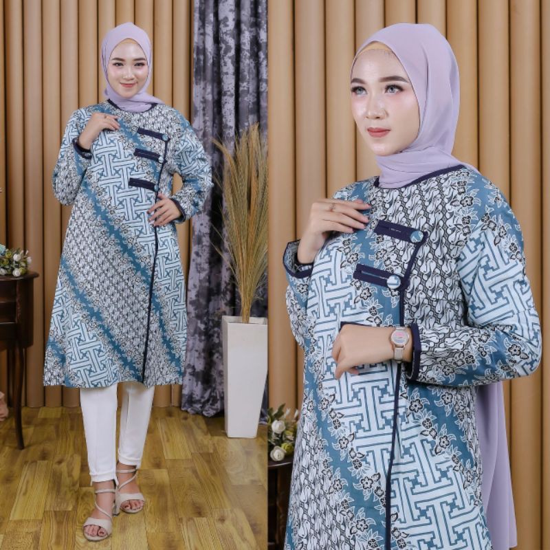Tunik atasan Batik model baru