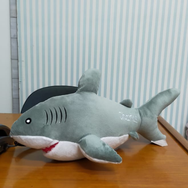 Boneka baby shark 48cm/boneka ikan/boneka lucu/boneka kado ultah/Boneka Ikan Hiu/Animal Boneka