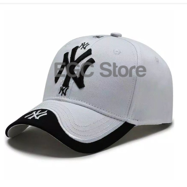 Topi Baseball Pria dan Wanita / Topi Bisbol NY 2 Tone / Topi NY Fashionable - 3-480