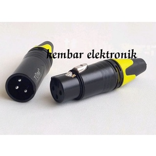 Audio Jack XLR Canon/ Socket Sepasang  Bagus