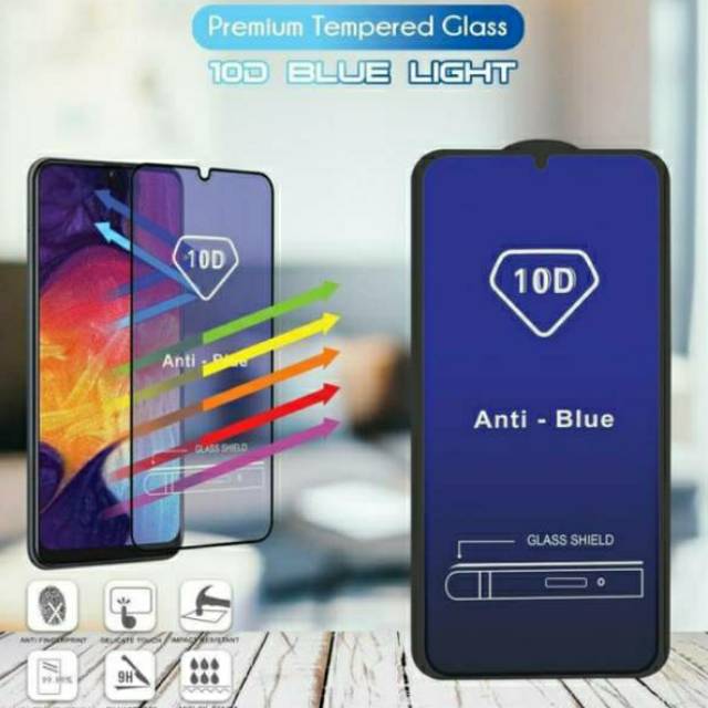 Tempered Glass Antiblue Light Full Cover Realme C11 C12 C15 C3 C2 C1 8 7 7i 6 5 5i 5S 3 2 Pro X XT