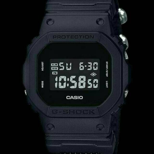 Jam Tangan Pria Original Casio G-Shock DW-5600BBN-1 Gshock Limited