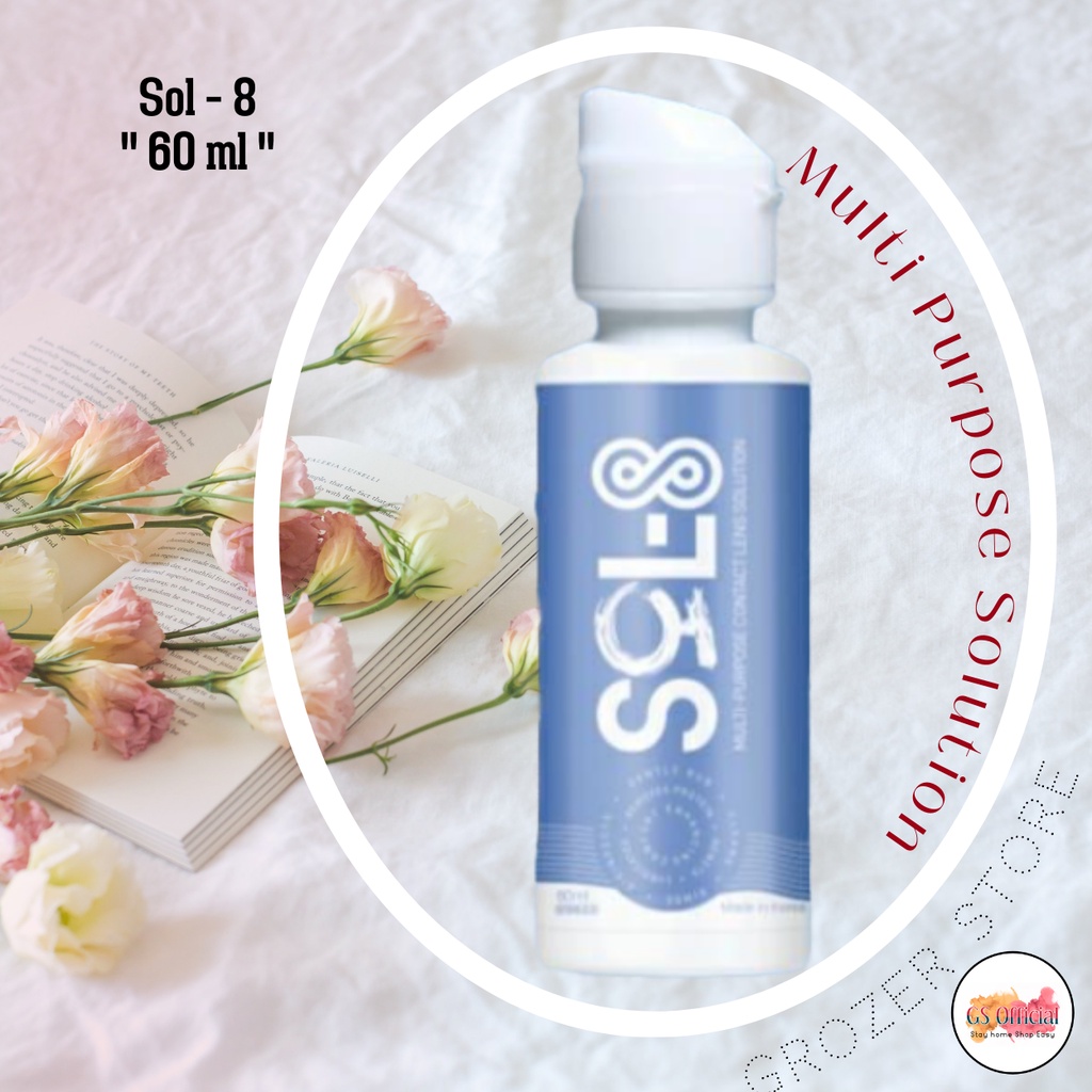 AIR CUCI SOFTLENS SOL 8 / SOL-8 60ml / CAIRAN SOFTLENS SOL - 8 60 ML