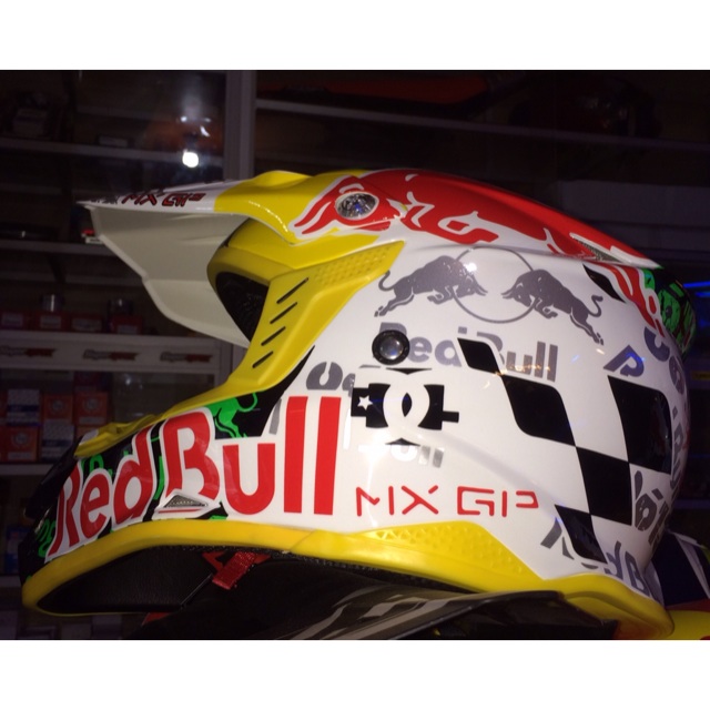 Helm redbull - helm motocross - helm airoh repica - helm cross acerbis