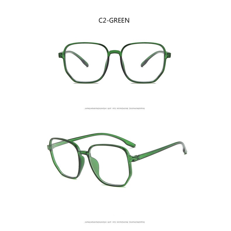 2020 new trendy polygonal Korean style big frame fashion glasses