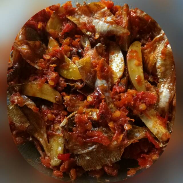 

Sambel mpok riri asin kapas+jengkol