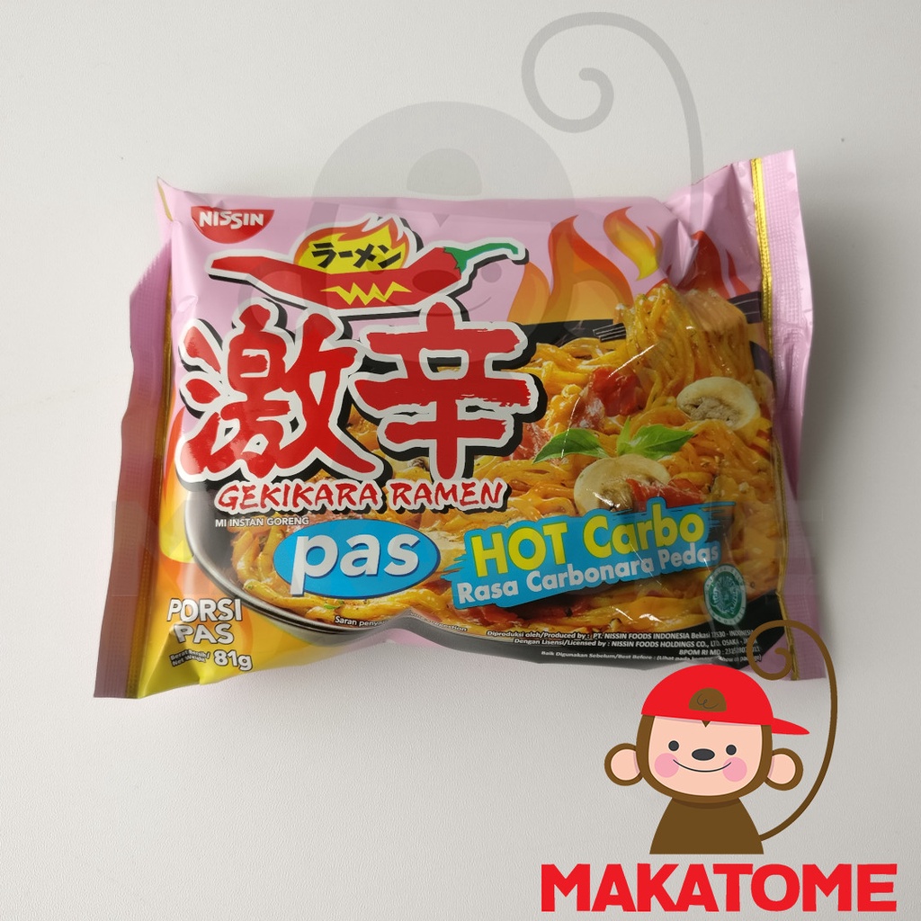 

Nissin Gekikara Ramen PAS HOT CARBO Carbonara 81 gr mi instan mie