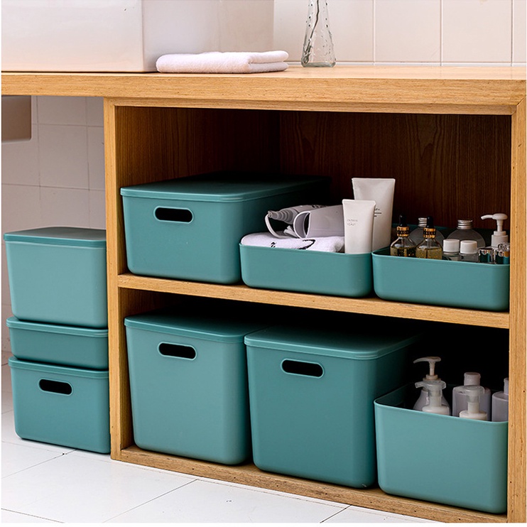 storage box/RumahTangga/ Keranjang plastik Serbaguna/Makanan penyimpanan /Kotak Kosmetik