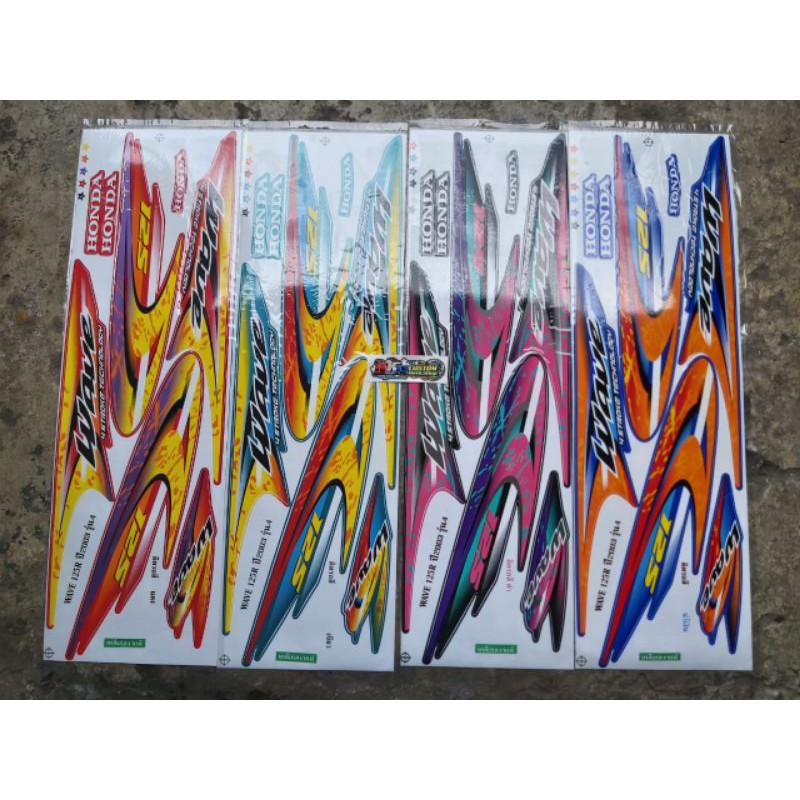 striping kharisma 125/striping wave 125 bagol Original kodak thailand