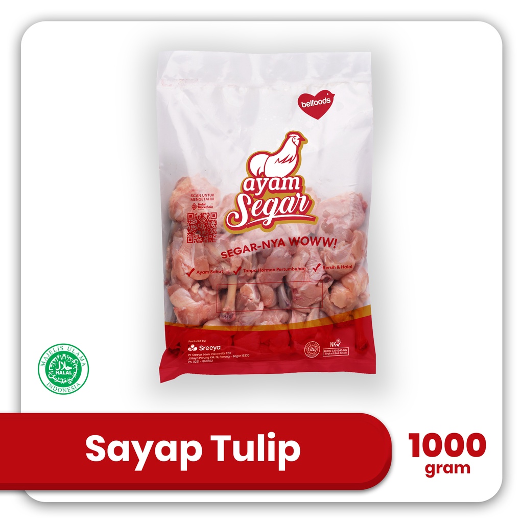 

SAYAP AYAM TULIP SREEYA 1KG CHICKEN LOLIPOP HALAL