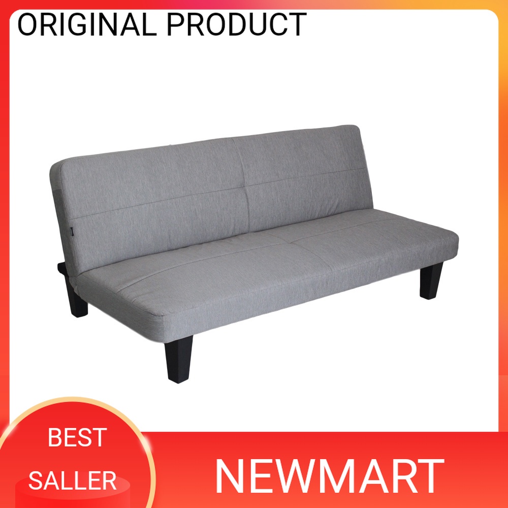 Informa Hanna Sofa Tidur Fabric - Abu-Abu Tua