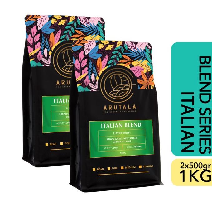 

[ COD ] ARUTALA Kopi Italian Blend for Espresso 1KG EKSLUSIF Kode 629