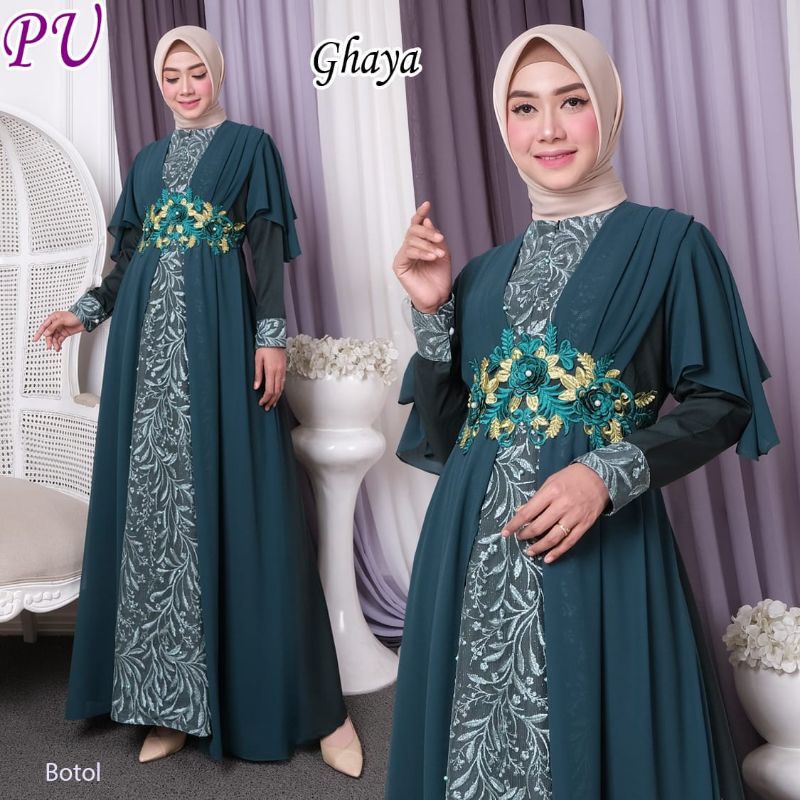 gamis pesta premium mewah