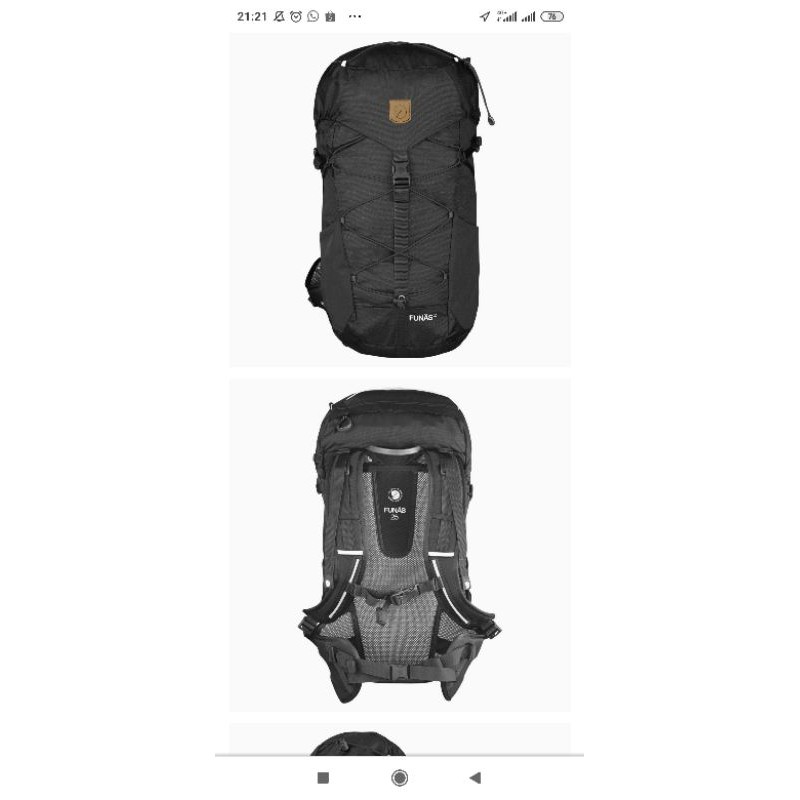 original fjallraven funas 25 not mammut arcteryx klattermusen