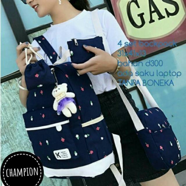 Tas Pria RDN 015 Distro Raindoz Bandung Ransel Punggung Backpack Cowok Keren Sek BRAN NB-Tp F7B6