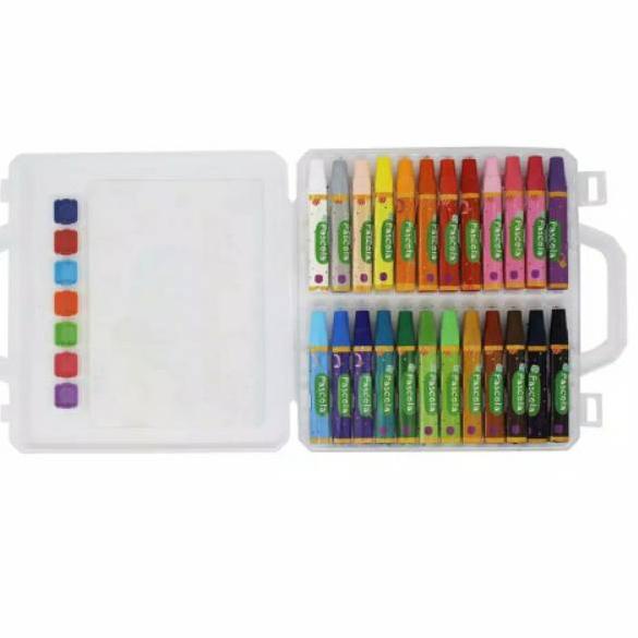 

↖ PASCOLA Oil Pastel 24 Isi 24 Crayon Standard Pen ゥ