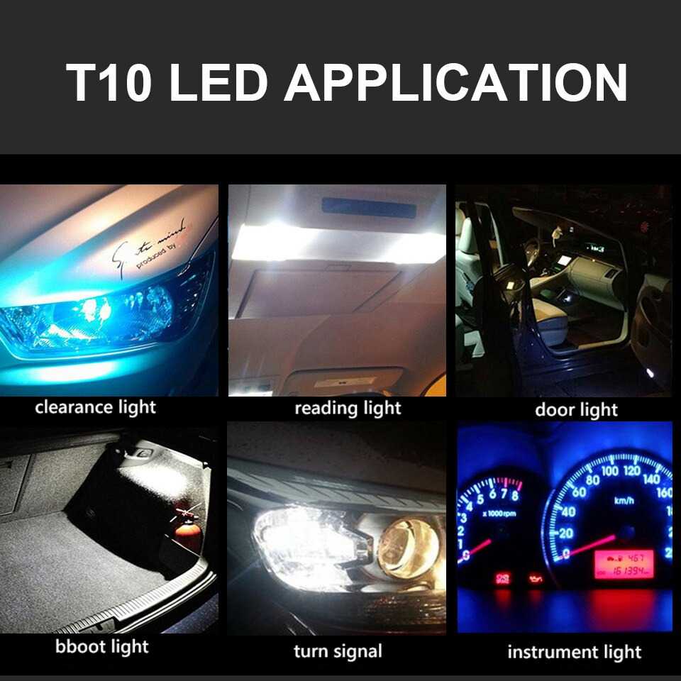 MALIGHT Lampu Mobil Car Headlight LED T10 W5W COB 10 PCS - MA10