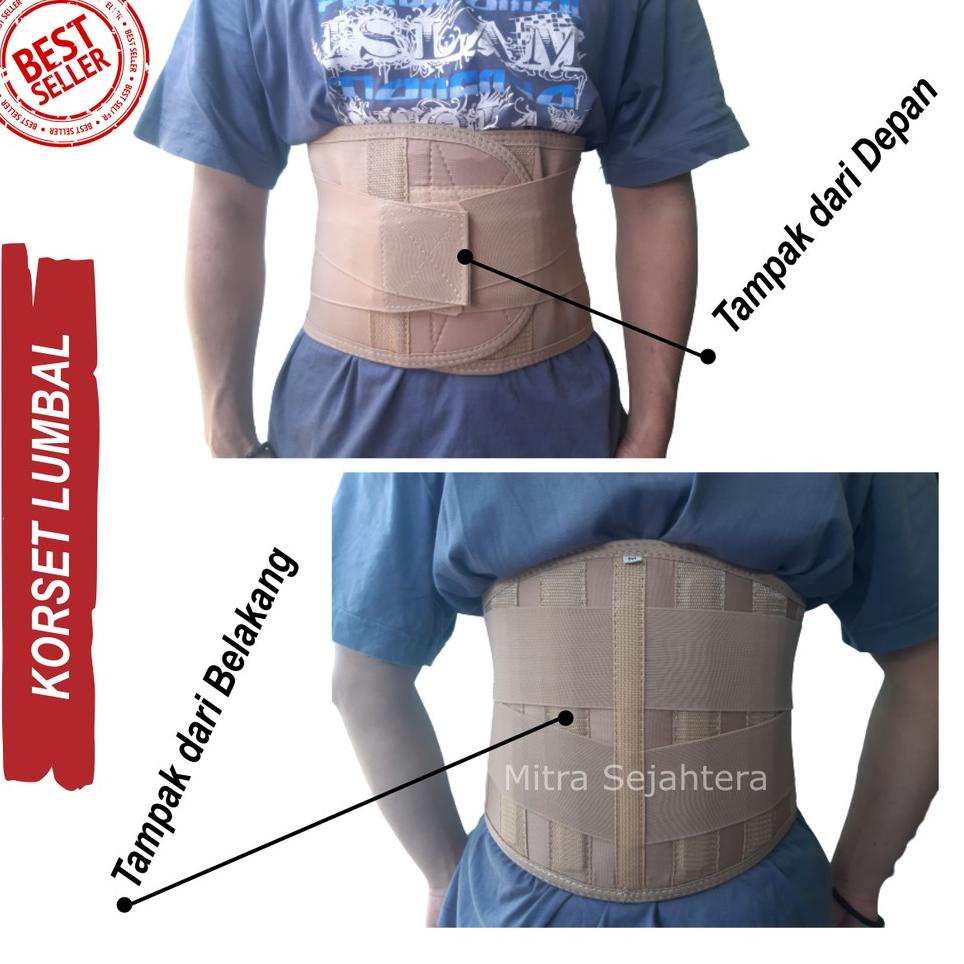 us✣Murah Korset punggung kesehatan lumbal lumbar pinggul saraf kejepit LSO hnp big size bigsize jumb