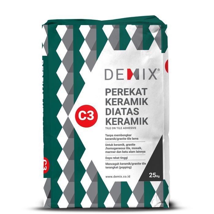 DEMIX C3 PEREKAT KERAMIK DIATAS KERAMIK C3 25Kg  DEMIX C 3