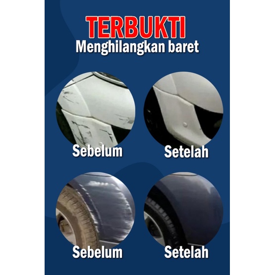 DAILY EXTERIOR RUBBING COMPOUND &amp; POLISH - Kompon Penghilang Baret Body Mobil - Poles Bodi Motor, Helm Kaca Goresan