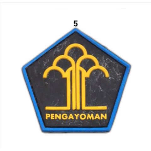 Patch Rubber Logo POLSUSPAS / Pengayoman / Emblem Logo Polsuspas