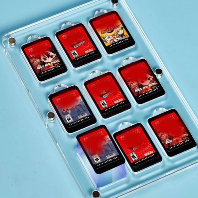 Btsg Game Card for Case Acrylic Card Display Holder Kotak Penyimpanan Organizer Untuk Switch