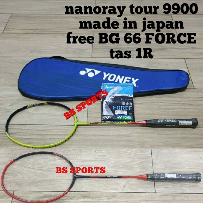 Order Langsung RAKET BADMINTON RAKET YONEX NANORAY TOUR 9900 ORIGINAL 100% Limited