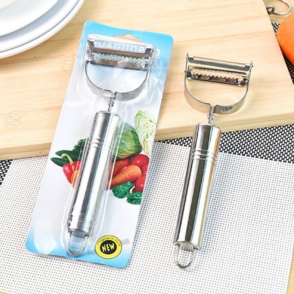 1pc Parutan Buah Wortel Bahan Stainless Steel Aneka Warna Untuk Dapur