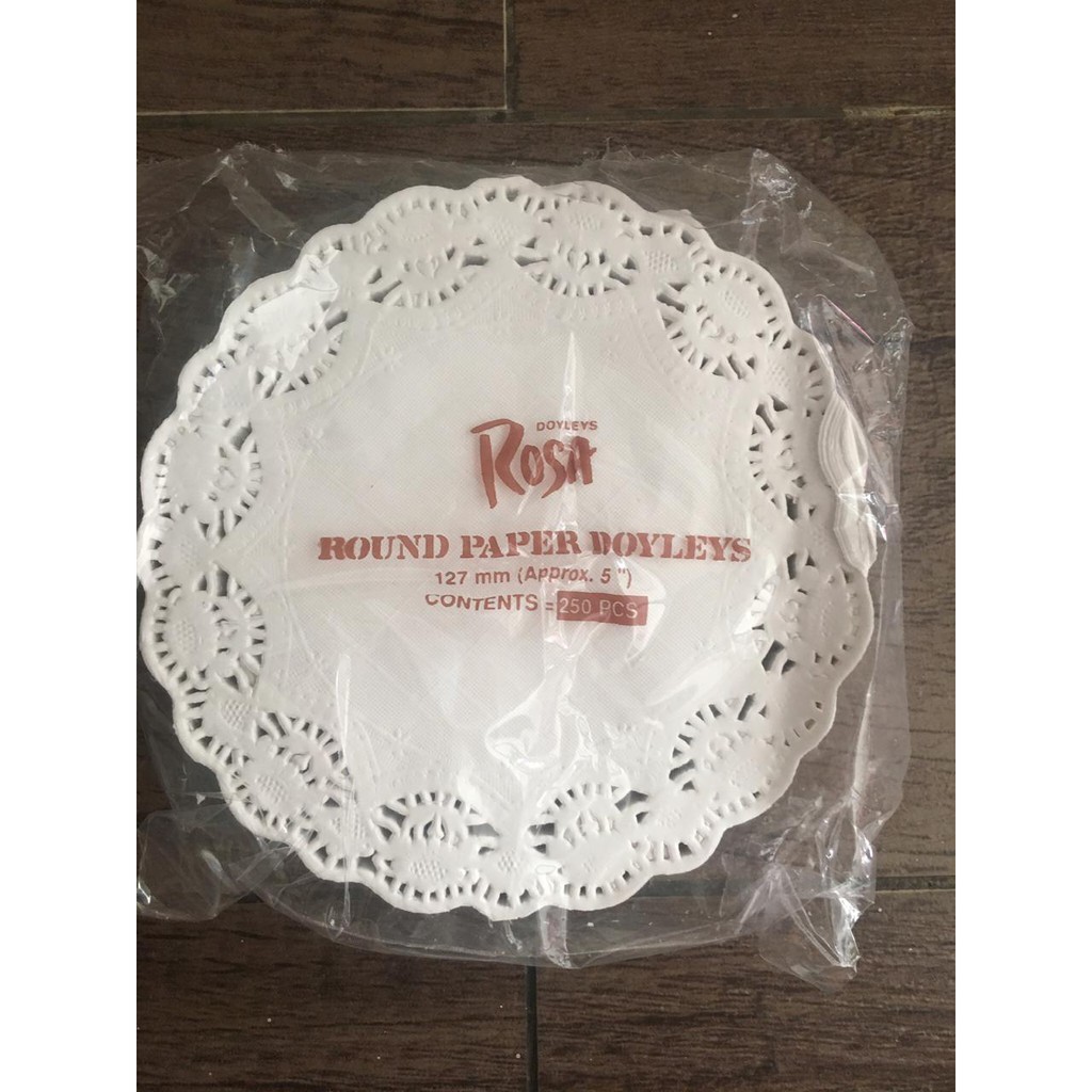 Paper Doilies Paper Doyleys Kertas Tatakan Kue Alas Toples isi per 25pcs