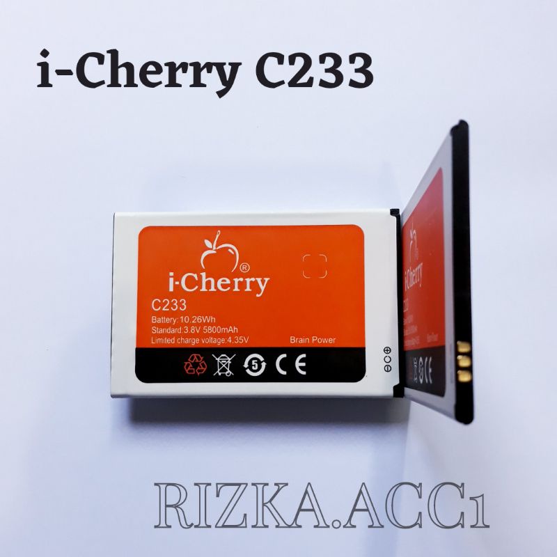 Baterai Batre Hp i-Cherry C233 icherry Cherry c233 Brain Power Battery