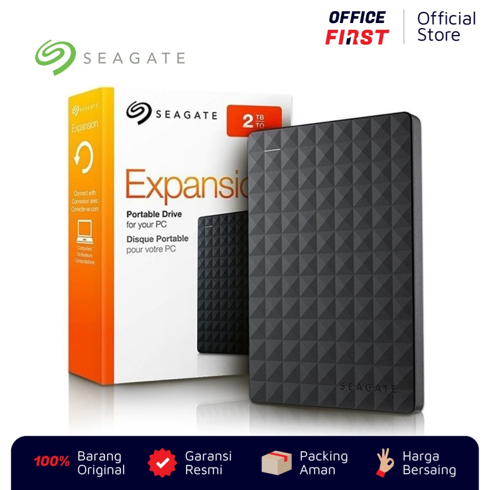 Seagate Expansion 2TB 1TB HD HDD Hard Disk External USB 3.0