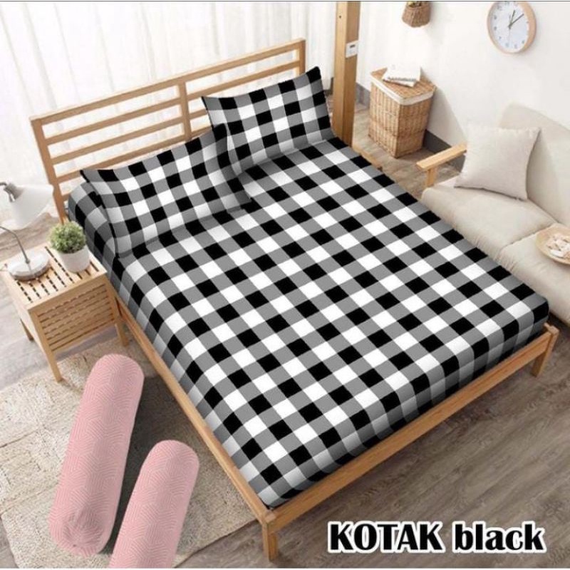 SPREI MOTIF KOTAK-KOTAK /SPREI TERKINI / SPREI KOTAK