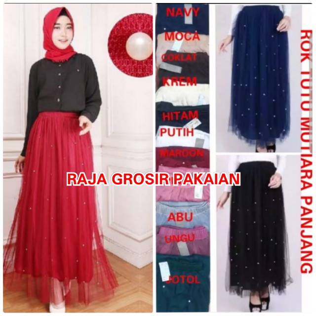 Rok Tutu Mutiara Dewasa / Rok Tutu Mute Panjang / Bisa Bayar Di Tempat (COD)