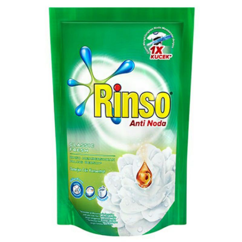 Rinso cair 750 ml, 565 ml korean strawberry, 510 ml Japanese peach