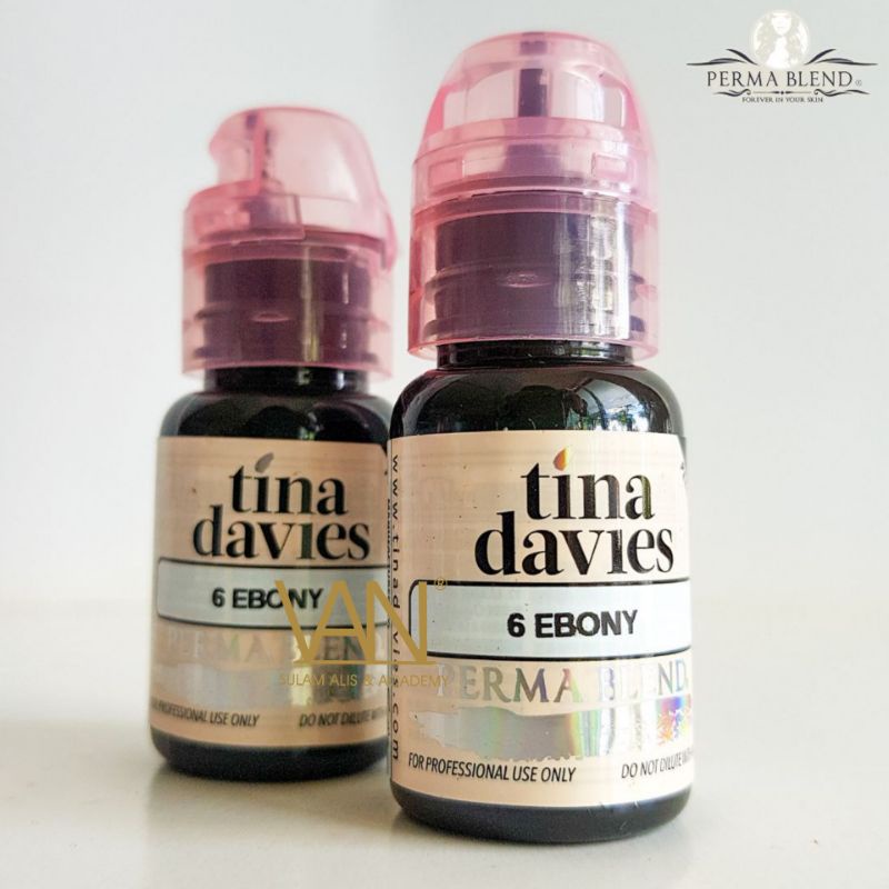 TINTA SULAM ALIS ORIGINAL PERMABLEND TINA DAVIES MADE IN USA EBONY 15 ML/ EXP 2025