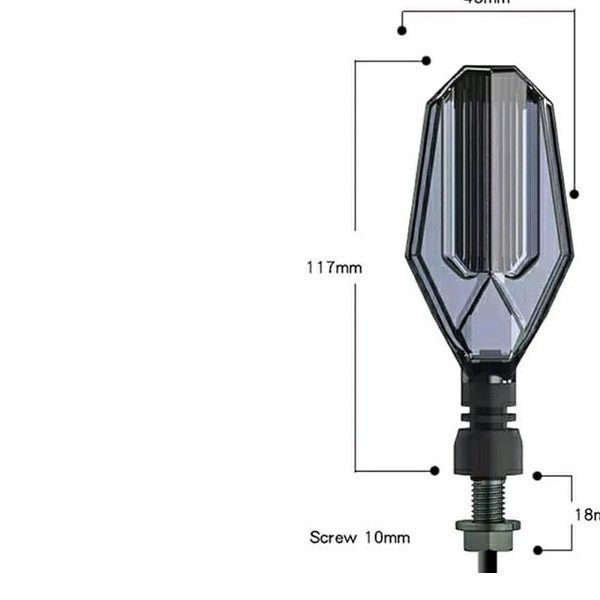 COD TWO Lampu Sein + Senja Led Model Lexus Berjalan Running Sen Reting