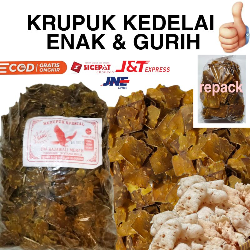 

KERUPUK Tempe Krupuk KEDELAI MENTAH SEPESIAL/Rasa Enak GURIH Renyah